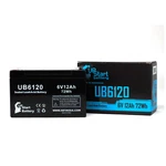 Emerson 40 Battery UB6120 6V 12AH Sealed Lead Acid Sla Agm New. Price: $25.99.