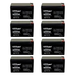 12V 7AH Sla Battery Replaces Apc Back-ups Va, BE500C, BE500U (8 Pack) New. Price: $141.99.