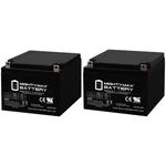Mighty Max ML26-12 12V 26AH Replacement Battery For Werker WKA12-26NB Pack New. Price: $109.99.