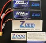 5200 Mah Zeee High Perfrmance Lithium Polymer Battery 50 11.1 V, 57.72WH Open. Price: $45.00.