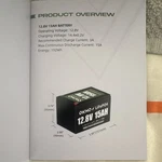 Okmo LIFEPO4 Battery 12.8V 15AH For Ups/solar/kayak Fish Finder JCY-1215 Open. Price: $80.00.