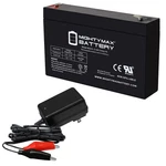 Mighty Max 6V 9AH F2 Replacement Battery Compatible With Mhb MS7-6B + Charger New. Price: $34.99.