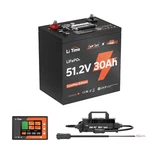 Litime 48V 30AH GC2 Lithium Battery With CAN/RS485 Interface For Golf Cart Lot New. Price: $339.99.
