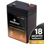 Chrome 6V 4.5AH Sealed Lead Acid Battery Replaces UB645 BP4-6 NP4-6 WP4-6 SB604B New. Price: $11.99.