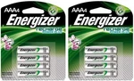EVENH12BP4 - Energizer Power Plus Rechargeable Aaa Batteries, Pack New. Price: $23.72.