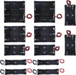 Dorhea 12PCS 18650 Battery Holder Bundle With Wire Case 3.7 New. Price: $11.99.