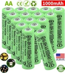 4/12/24 Pcs Rechargeable 1.2V Nimh Aa Batteries 1000MAH & Usb Battery Charger New. Price: $9.99.