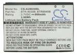Cameron Sino 3.7V 800MAH Li-ion Replacement Battery For Pantech Smartphone New. Price: $20.50.