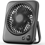Otlonpe Portable Desk Fan 6.5 Inch, 4000MAH Rechargeable Battery Small, Black New. Price: $21.46.