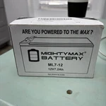 12V 7AH Compatible Replacement Battery For ML7-12 New. Price: $18.99.