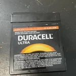 Duracell Ultra 6-VOLT, 8.2AH Agm DURA6-8.2F Open Box. Price: $39.97.