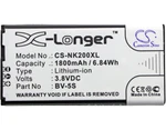 Cameron Sino Replacement Battery For Nokia 3.8V 1800MAH Smartphone New. Price: $33.24.