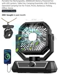 Portable Fan Rechargeable, 20000MAH Battery Powered With Lantern, F... New. Price: $19.95.