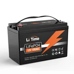 Litime 12V 100AH LIFEPO4 Lithium Battery Bms 4000-15000 Cycles For Rv Solar New. Price: $309.99.