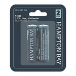 Lithium Ion 3.7-VOLT 1000MAH Rechargeable Solar Batteries Aa For Outdoor New. Price: $12.89.