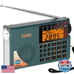 New Shortwave Radio With Bluetooth, Tf Card, Flashlight, Backlit Keys, Digit. Price: $86.42.