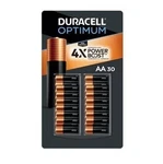 Duracell Optimum Coppertop Aa Batteries With 4X Power Boost Ingredients 30 Count New. Price: $30.74.