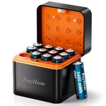 Rayhom 12-PACK Rechargeable Lithium Batteries With Charger, 12AA+CHARGER New. Price: $61.35.