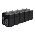 Mighty Max ML5-6S Volt Ah, Spring S2 Terminal, Rechargeable Pack Of 10 New. Price: $119.99.
