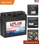 Uplus 12V 18AH Rechargeable Sla Lead Acid Battery For Mobility Scooters & Law... New. Price: $66.59.