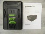 New Genuine Greenworks Pro 60VOLT 2.0AH Lithium Ion Battery LB602. Price: $74.95.