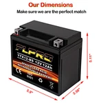 YTX12-BS Gel Battery Replaces Honda TRX250 Te, Fourtrax Recon 2018 New. Price: $37.95.