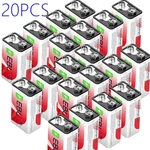 Ebl 20 Pack 600MAH 6F22 Lithium-ion Rechargeable Batteries Volt High Volum New. Price: $81.89.