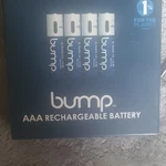 Bump Aaa Rechargeable Batteries 4-PACK With Usb Type-c Charging Cable 1.5V New. Price: $19.99.