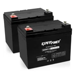 Pack - Expertpower 12V 33AH Agm Sla Battery Also Replaces 35AH, 34AH, 32AH New. Price: $149.99.